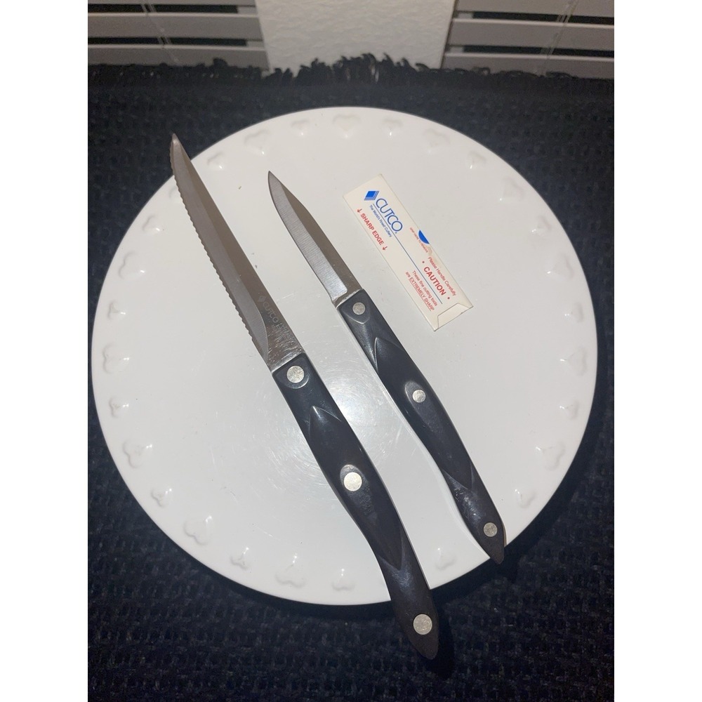CUTCO Lot Of 2 Knives 1720 KM & 1721 KL Made In USA
